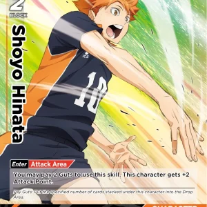 Shoyo Hinata Starter Deck Parallel HV-D01-001 Haikyu!! Vobaca!! BREAK English card