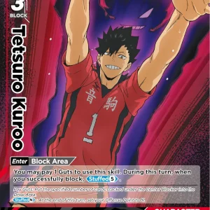 Tetsuro Kuroo Starter Deck Parallel HV-D02-002 Haikyu!! Vobaca!! BREAK English card