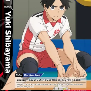 Yuki Shibayama Starter Deck HV-D02-009 Haikyu!! Vobaca!! BREAK English card