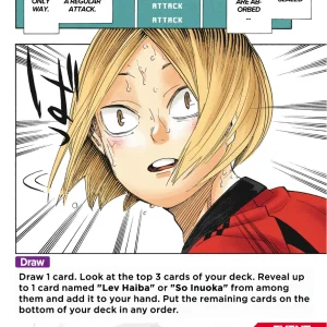 THEN YOU JUST BEAT THEM OVER THE HEAD WITH A REGULAR ATTACK. THAT'S THE ONLY WAY. Starter Deck HV-D02-012 Haikyu!! Vobaca!! BREAK English card