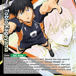 Tobio Kageyama Super Rare HV-P01-006 Haikyu!! Vobaca!! BREAK English card