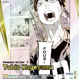 Tobio Kageyama Super Rare Parallel HV-P01-006 Haikyu!! Vobaca!! BREAK English card