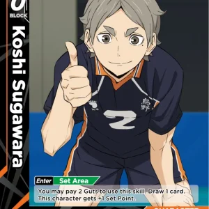 Koshi Sugawara Common HV-P01-015 Haikyu!! Vobaca!! BREAK English card