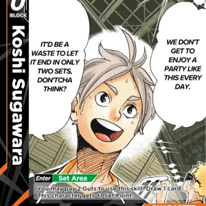 Koshi Sugawara Common Parallel HV-P01-015 Haikyu!! Vobaca!! BREAK English card