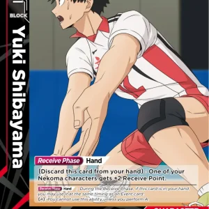 Yuki Shibayama Common HV-P01-031 Haikyu!! Vobaca!! BREAK English card