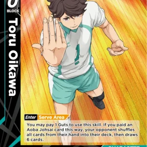 Toru Oikawa Uncommon HV-P01-034 Haikyu!! Vobaca!! BREAK English card