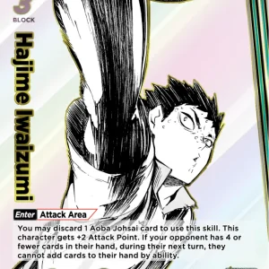 Hajime Iwaizumi Rare Parallel HV-P01-035 Haikyu!! Vobaca!! BREAK English card