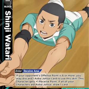Shinji Watari Common HV-P01-039 Haikyu!! Vobaca!! BREAK English card
