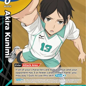 Akira Kunimi Uncommon HV-P01-041 Haikyu!! Vobaca!! BREAK English card