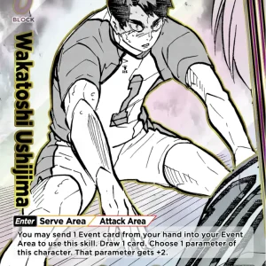 Wakatoshi Ushijima Rare Parallel HV-P01-056 Haikyu!! Vobaca!! BREAK English card