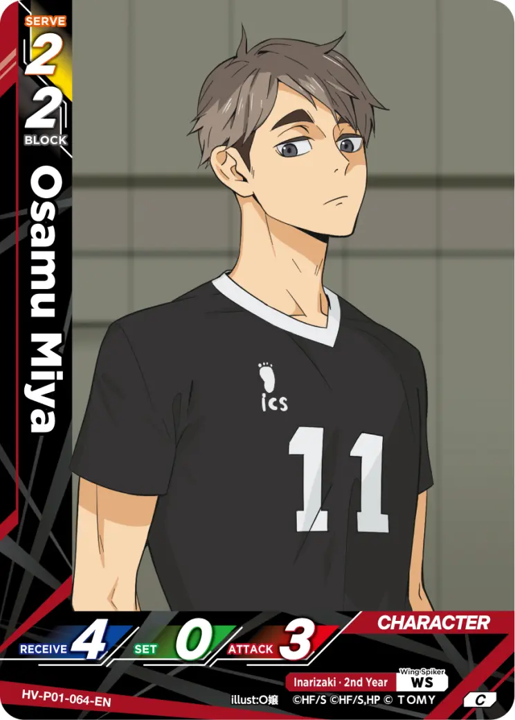 Osamu Miya Common HV-P01-064 Haikyu!! Vobaca!! BREAK English card