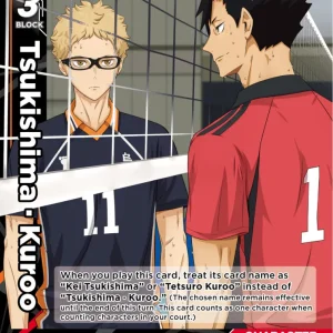 Tsukishima · Kuroo Common HV-P01-073 Haikyu!! Vobaca!! BREAK English card