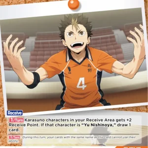 WE FIGHT TO THE LAST, RIGHT? Common HV-P01-077 Haikyu!! Vobaca!! BREAK English card