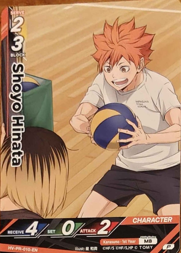 Shoyo Hinata Promo HV-PR-010 Haikyu!! Vobaca!! BREAK English card