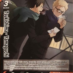 Tsukishima · Yamaguchi Promo HV-PR-016 Haikyu!! Vobaca!! BREAK English card