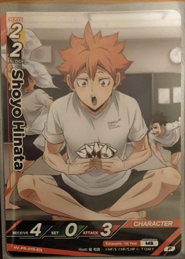 Shoyo Hinata Promo HV-PR-019 Haikyu!! Vobaca!! BREAK English card