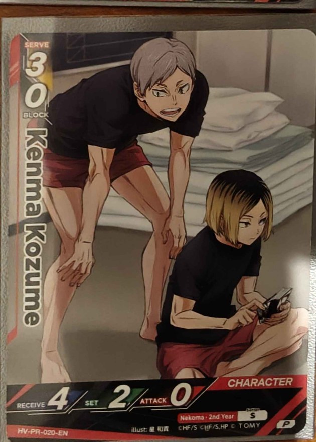 Kenma Kozume Promo HV-PR-020 Haikyu!! Vobaca!! BREAK English card