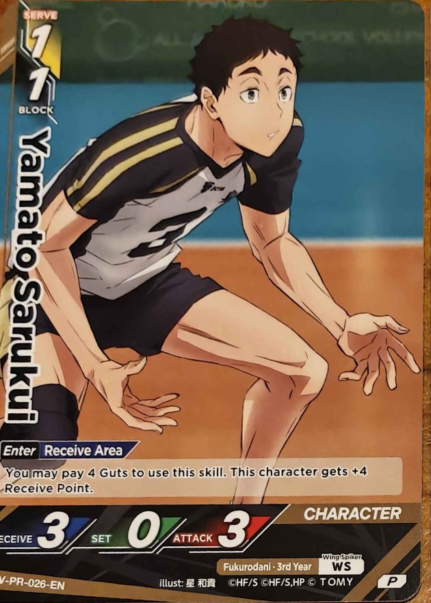 Yamato Sarukui Promo HV-PR-026 Haikyu!! Vobaca!! BREAK English card